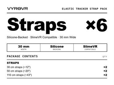 Core Full Body Tracker Straps - 6 Pack