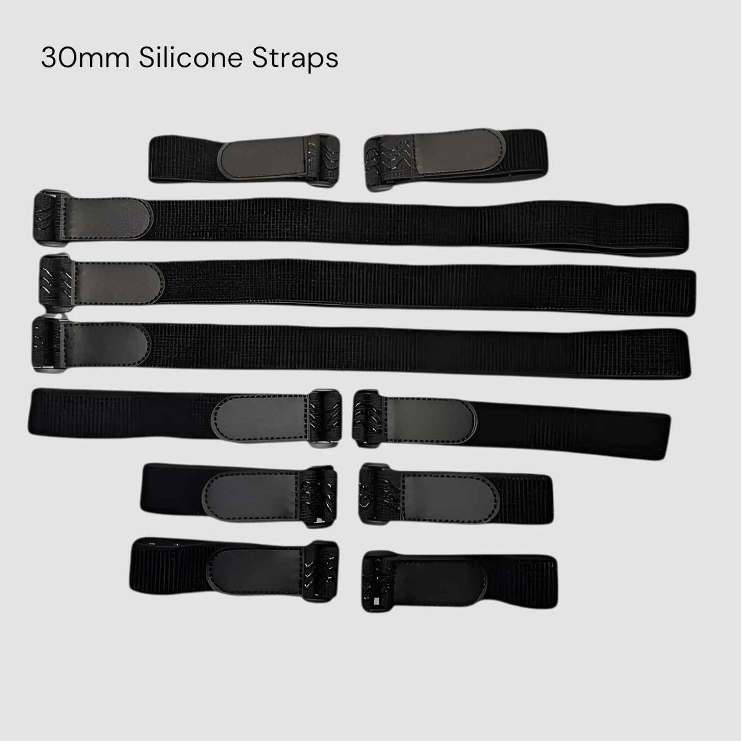 10 SlimeVR Compatible Silicone Backed 30mm Straps