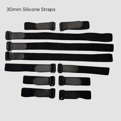 10 SlimeVR Compatible Silicone Backed 30mm Straps