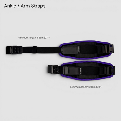 VYRO VR Ankle Straps - Comfortable Mag Release Straps for Ankles