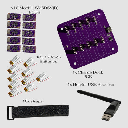 DIY SlimeVR Compatible Tracker set