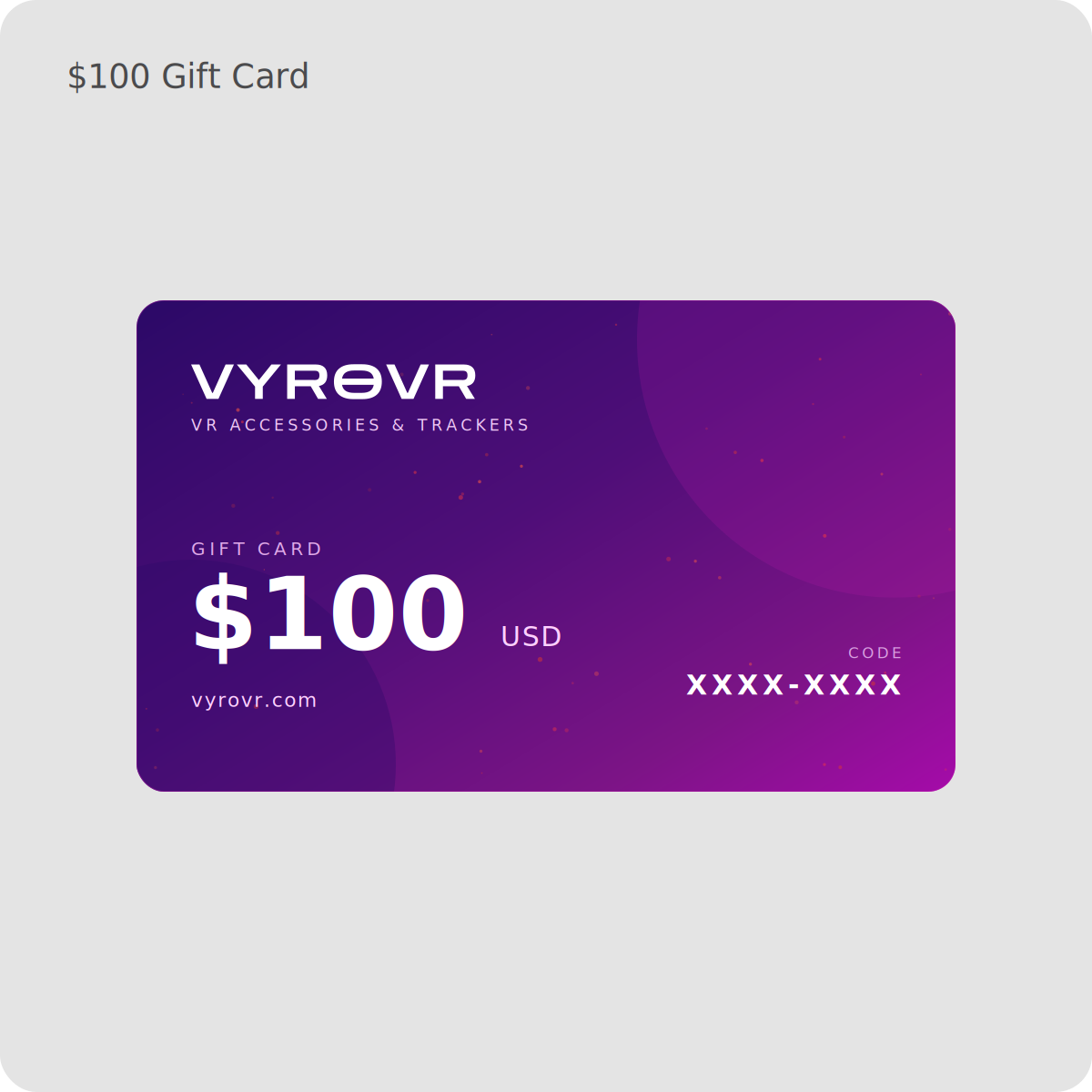 VYRO VR Gift Card