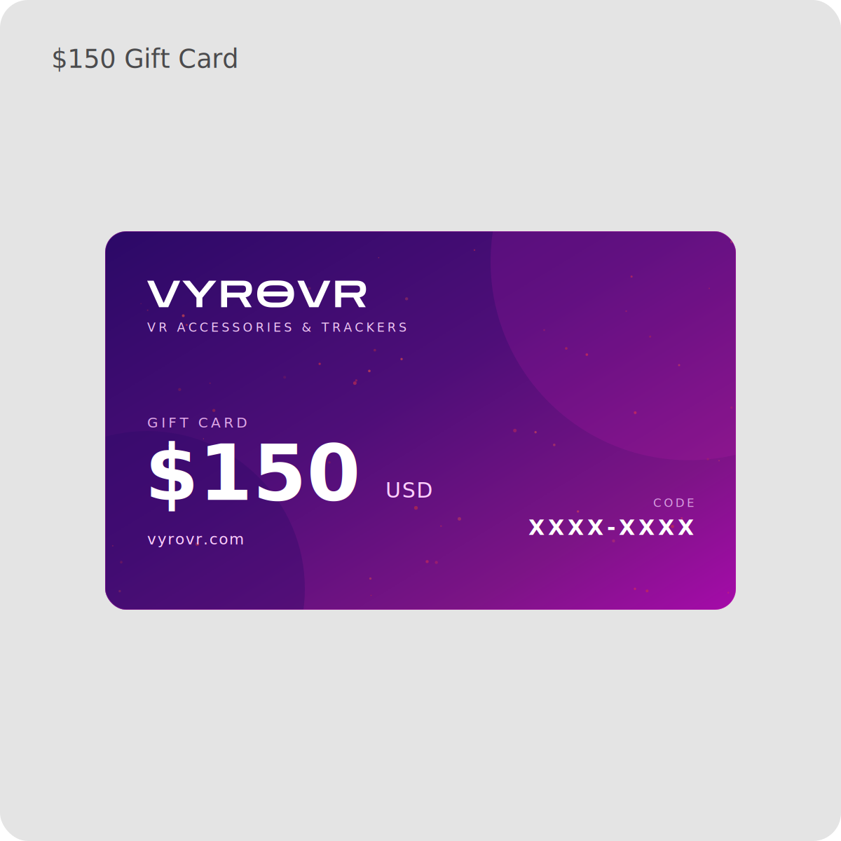 VYRO VR Gift Card