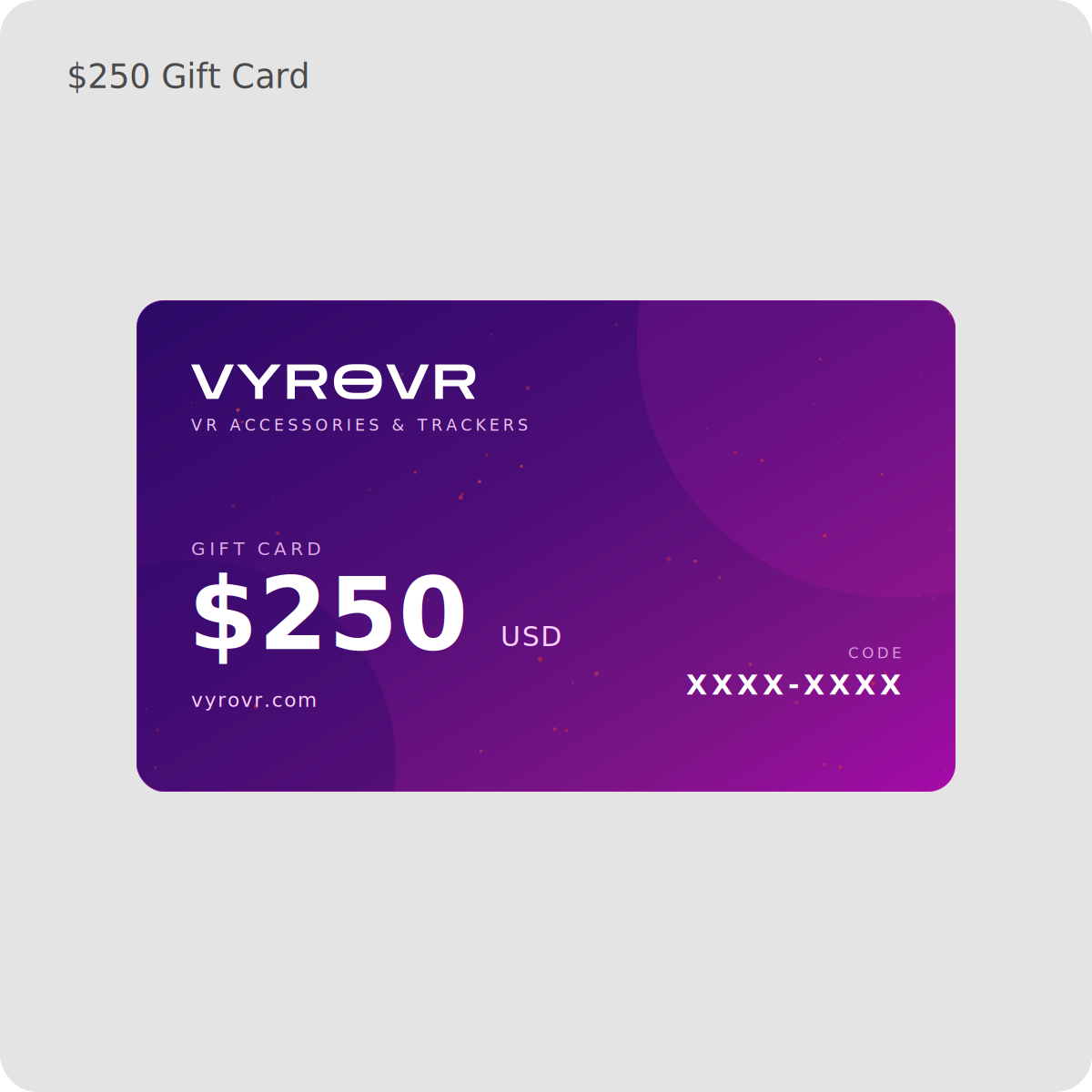 VYRO VR Gift Card