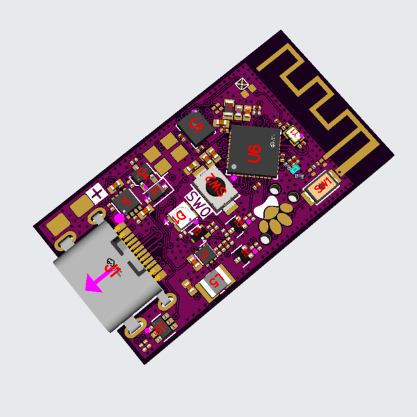Mochi v4 LSM6DSV SlimeVR Compatible Tracker