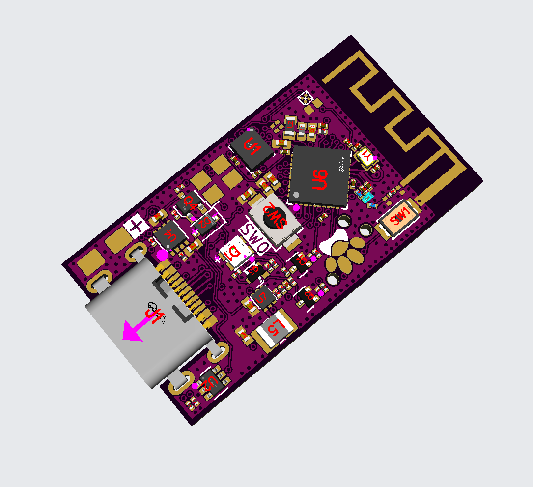 Mochi v4 LSM6DSV SlimeVR Compatible Tracker